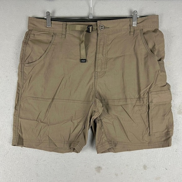 Prana Other - Prana Zion Mens Brown Hiking Shorts Stretch Nylon Cargo 36x8 Standard Fit